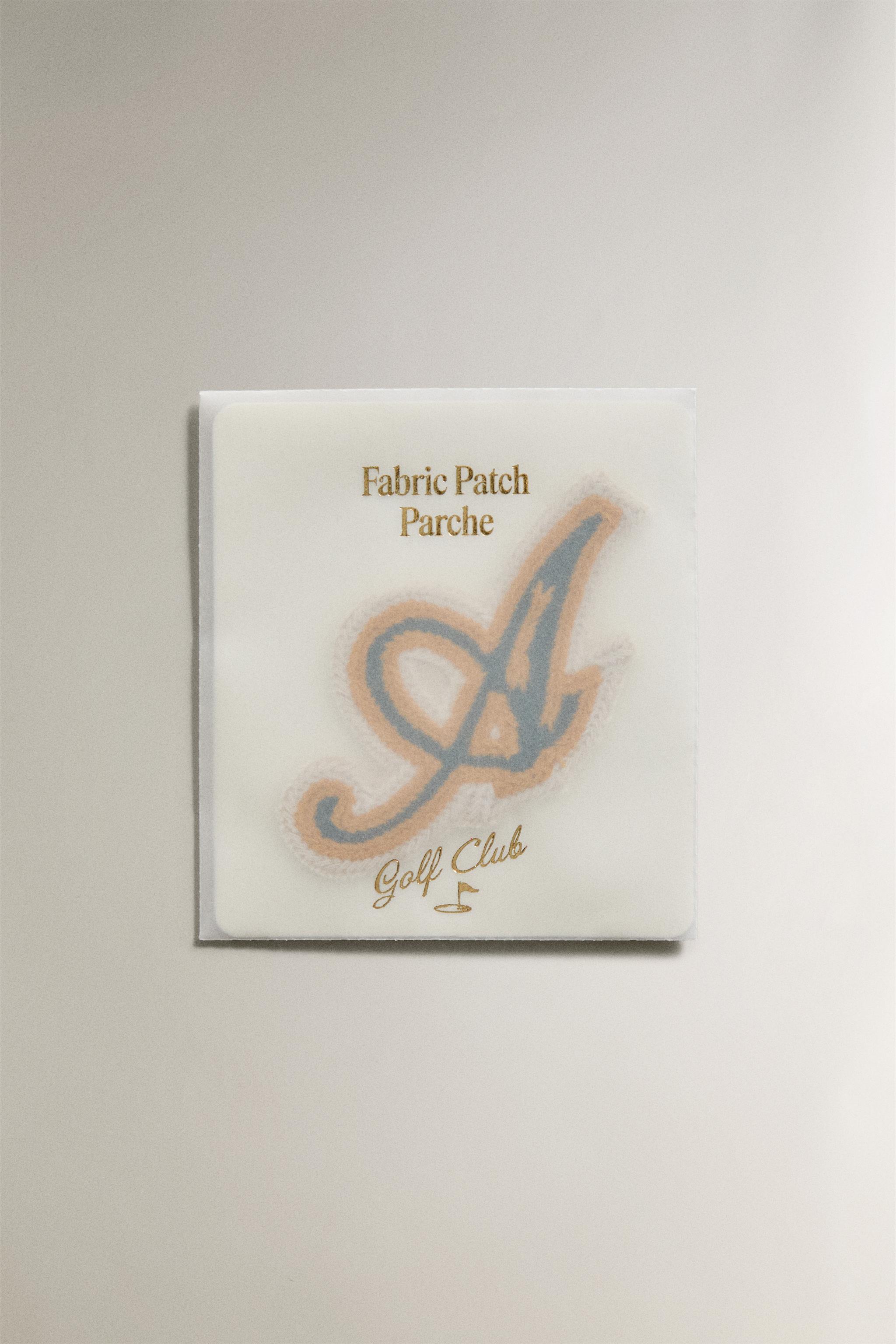 COTTON LETTER A PATCH